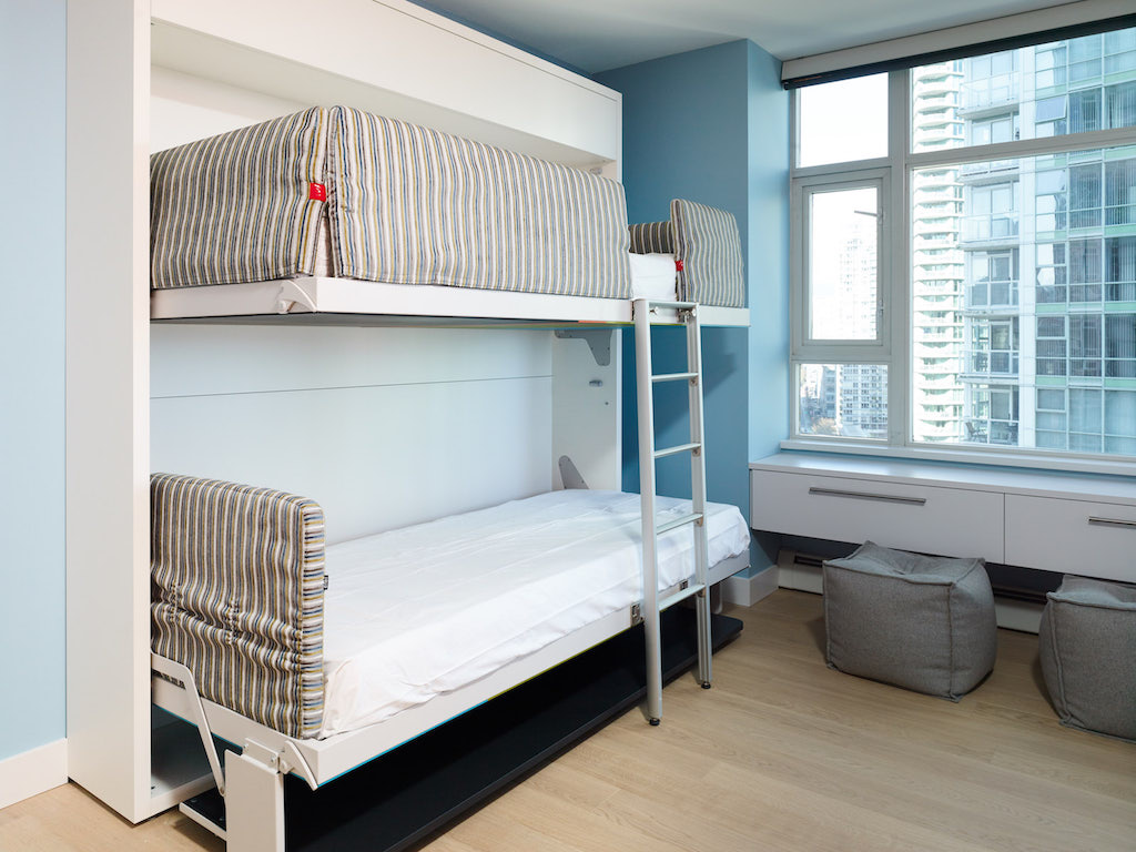 Kids Bedroom Renovation, Aquarius Mews Project, Vancouver