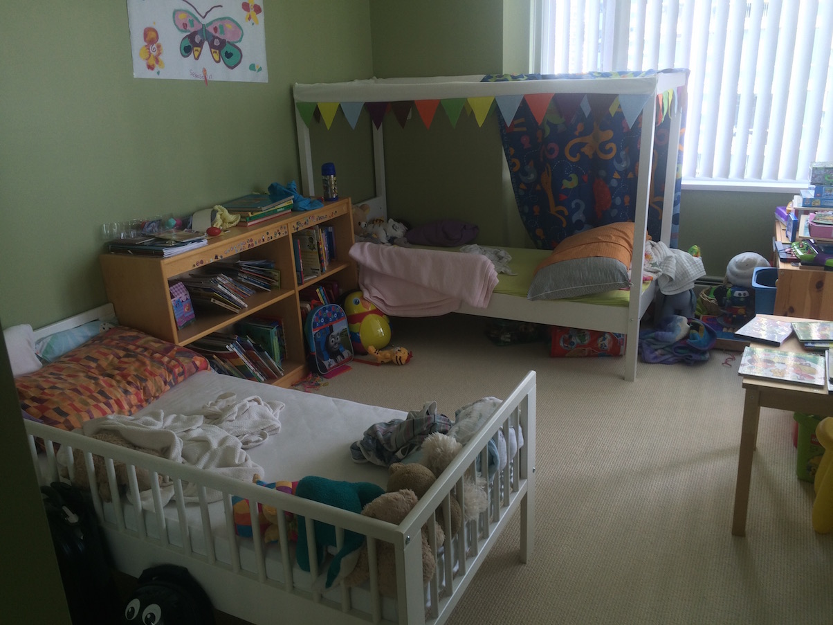 Before picture of the kids Room- Aquarius Mews project, Vancouver