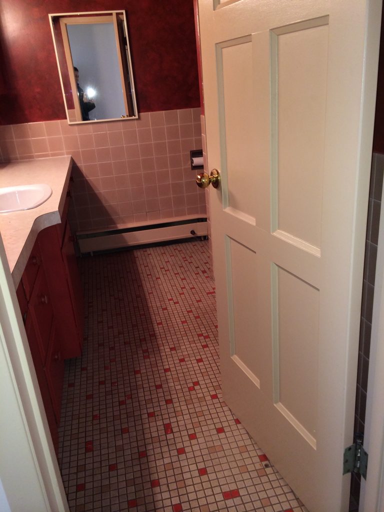 Full bathroom renovation in a vancouver penthouse-Before picture