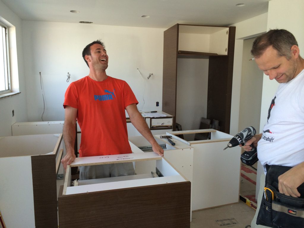 New cabinets have arrived