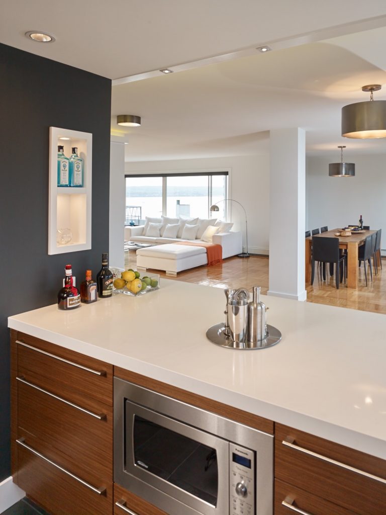 Open concept kitchen-Vancouver Westend Penthouse