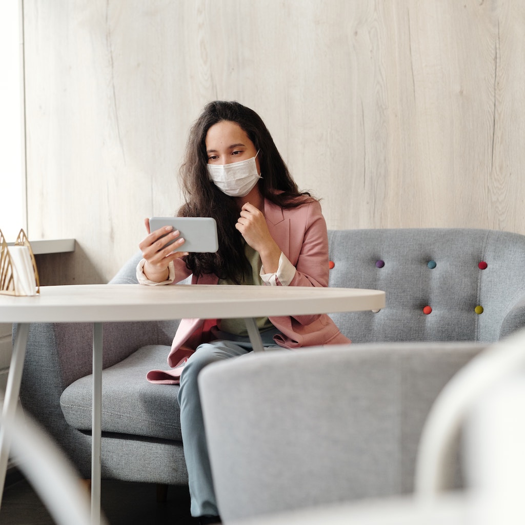 Interior Designer wearing mask